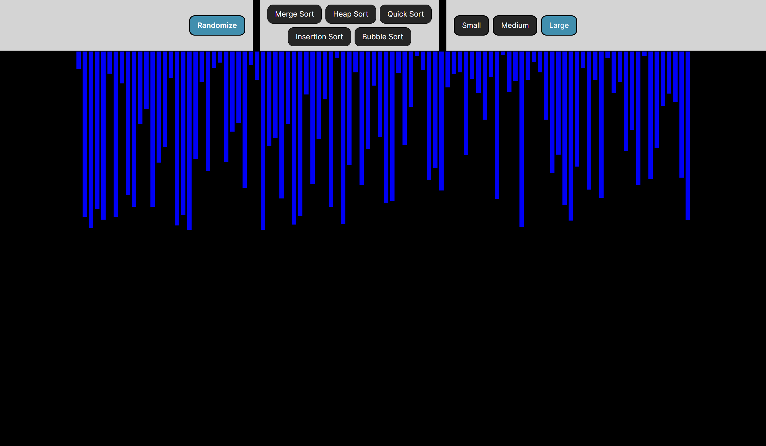 Sorting Algorithm Visualizer
