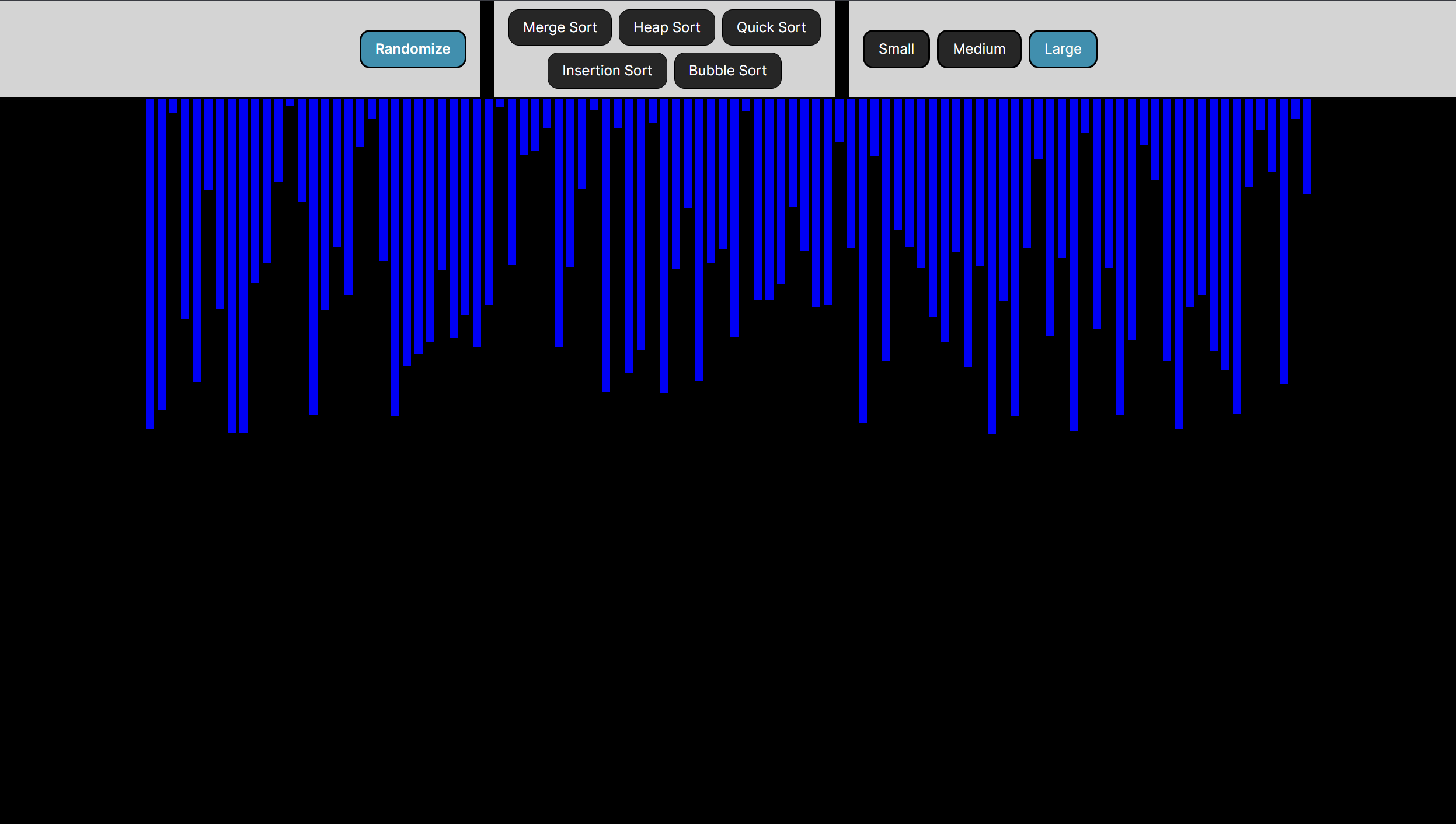 Sorting Algorithm Visualizer
